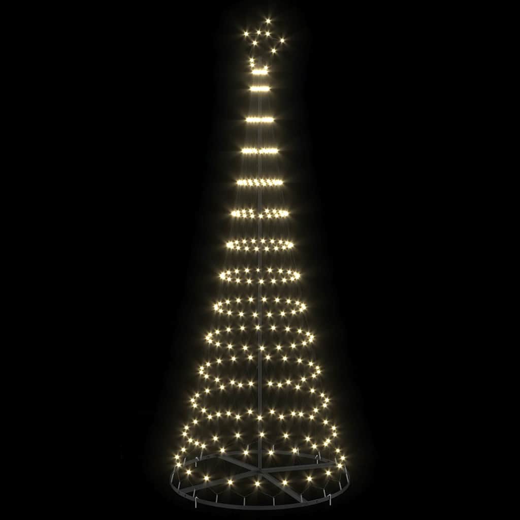 LED Kalėdų medis su 295 LED s stovu Šilta balta 250 cm metalas