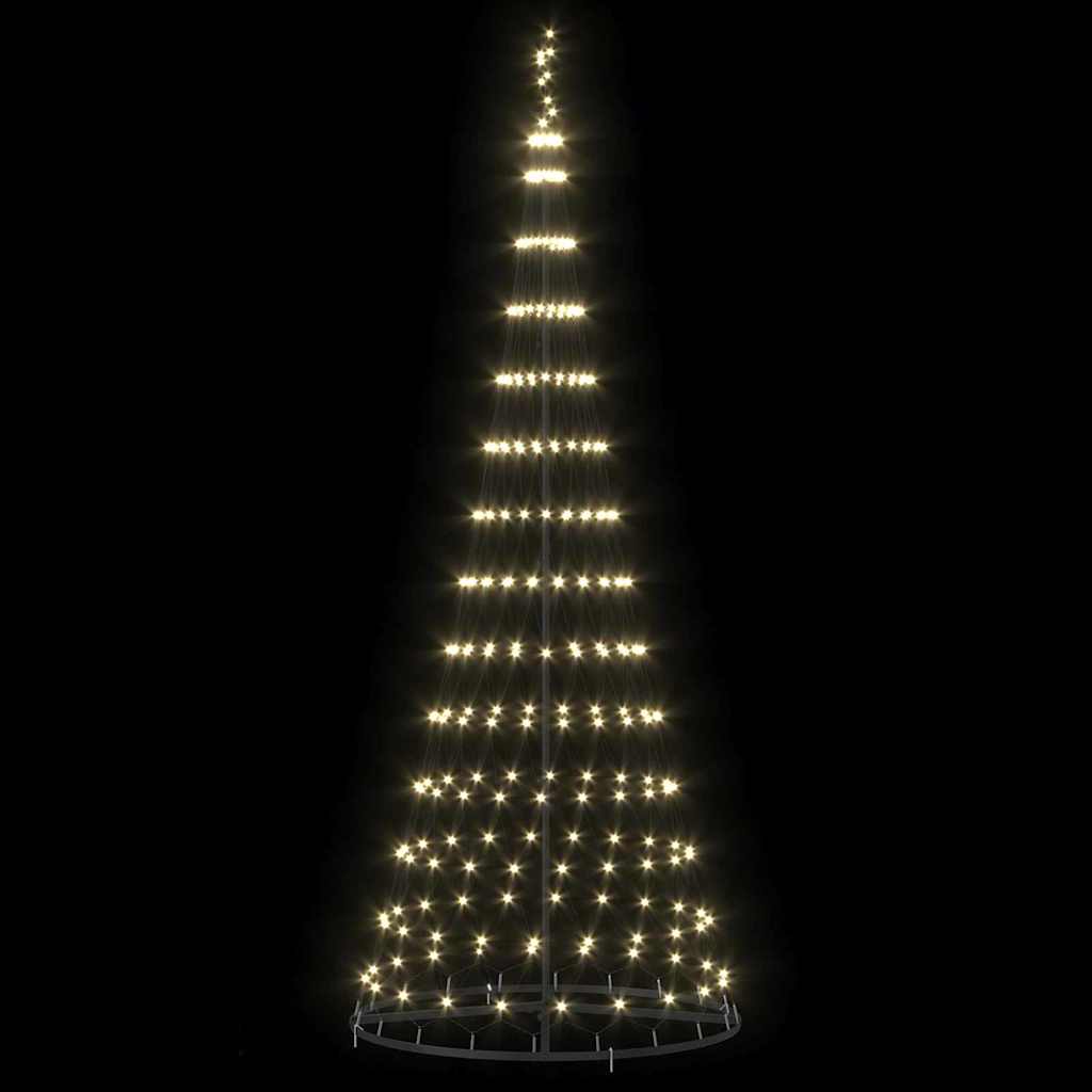 LED Kalėdų medis su 295 LED s stovu Šilta balta 250 cm metalas