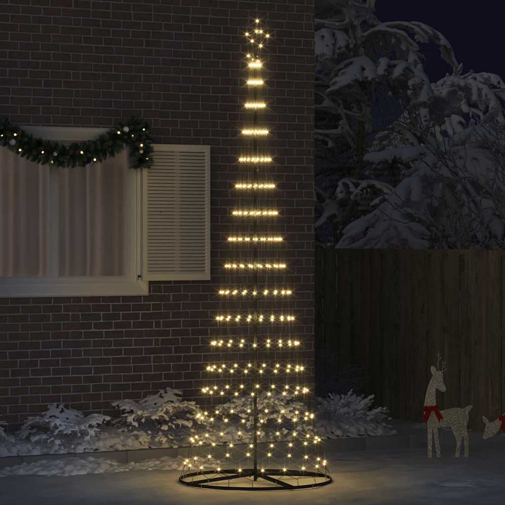 LED Kalėdų medis Šilta balta 302,5 cm metalas