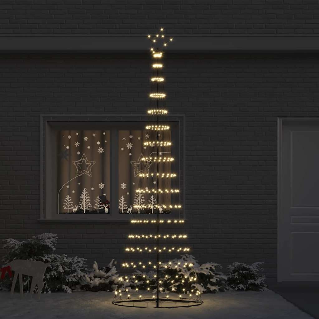 LED Kalėdų medis Šilta balta 302,5 cm metalas