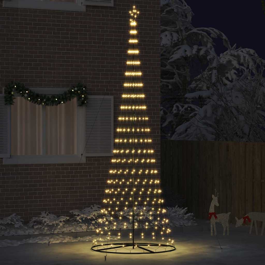 LED Kalėdų medis Šilta balta 400 cm metalas