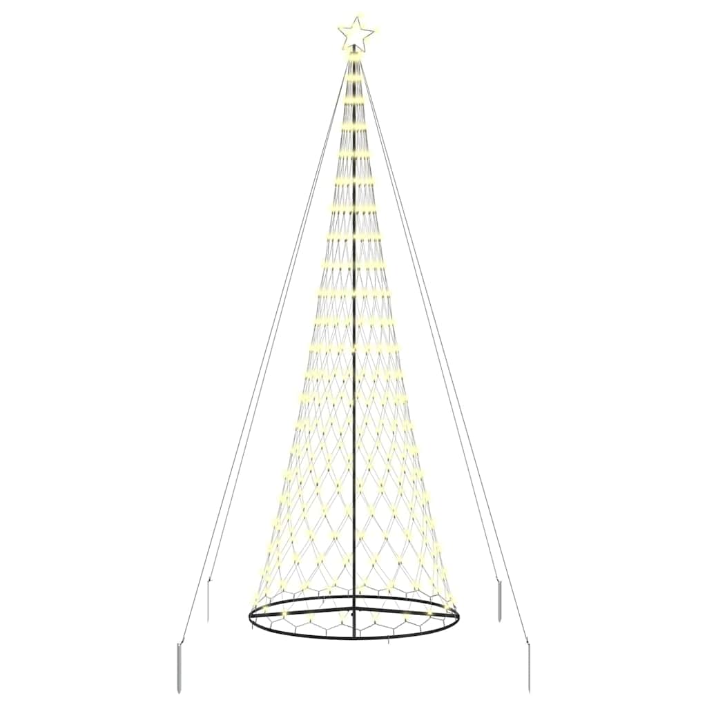 LED Kalėdų medis Šilta balta 400 cm metalas