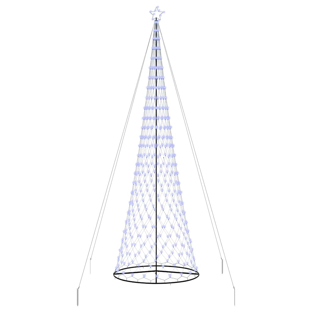 LED Kalėdų medis Mėlyna 400 cm metalas