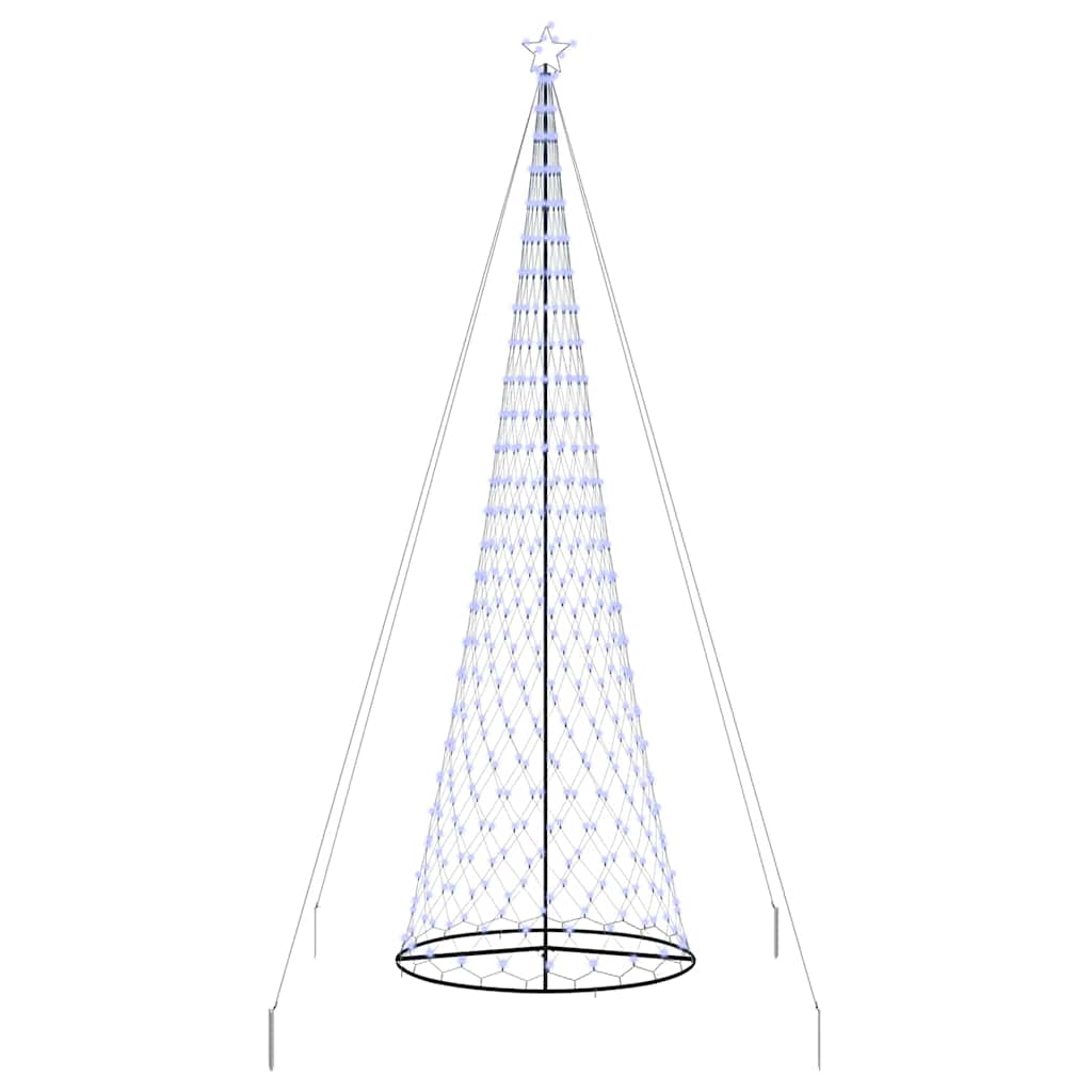 LED Kalėdų medis Mėlyna 500 cm metalas