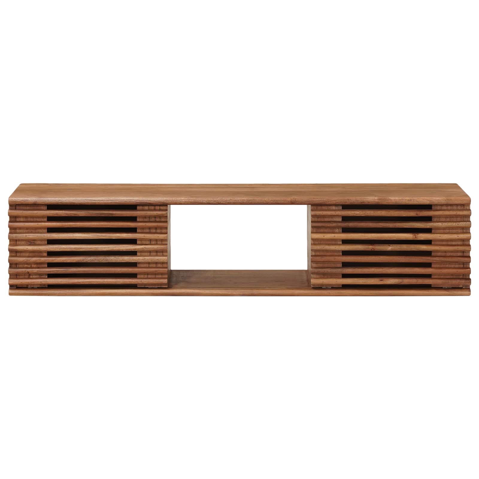 Televizoriaus spintelė su saugykla Natūrali 105 x 30 x 22,5 cm
