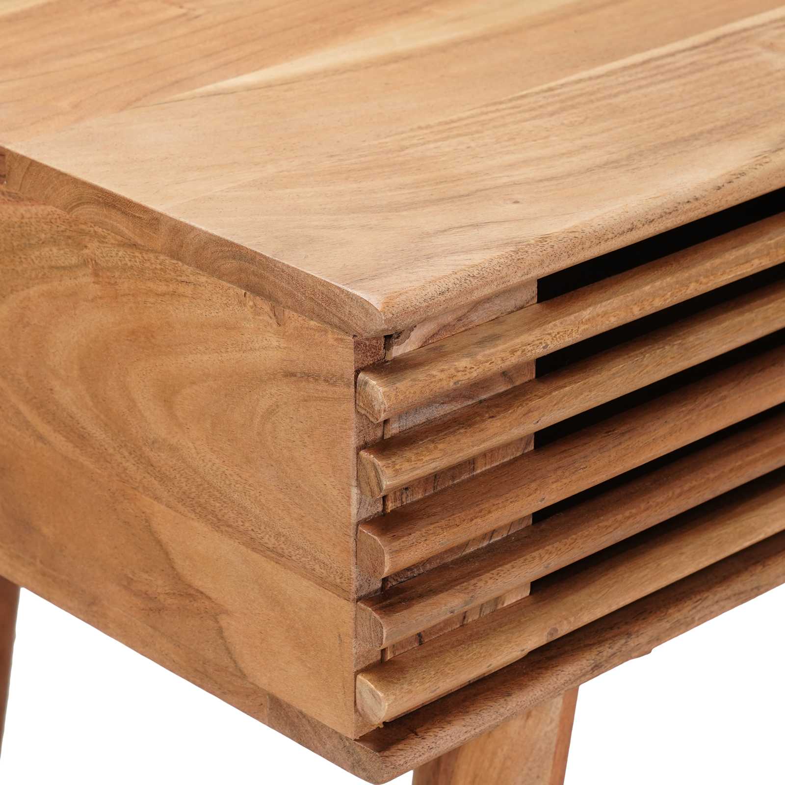 Stalas su stalčių su saugykla Natūrali 100 x 48 x 76 cm