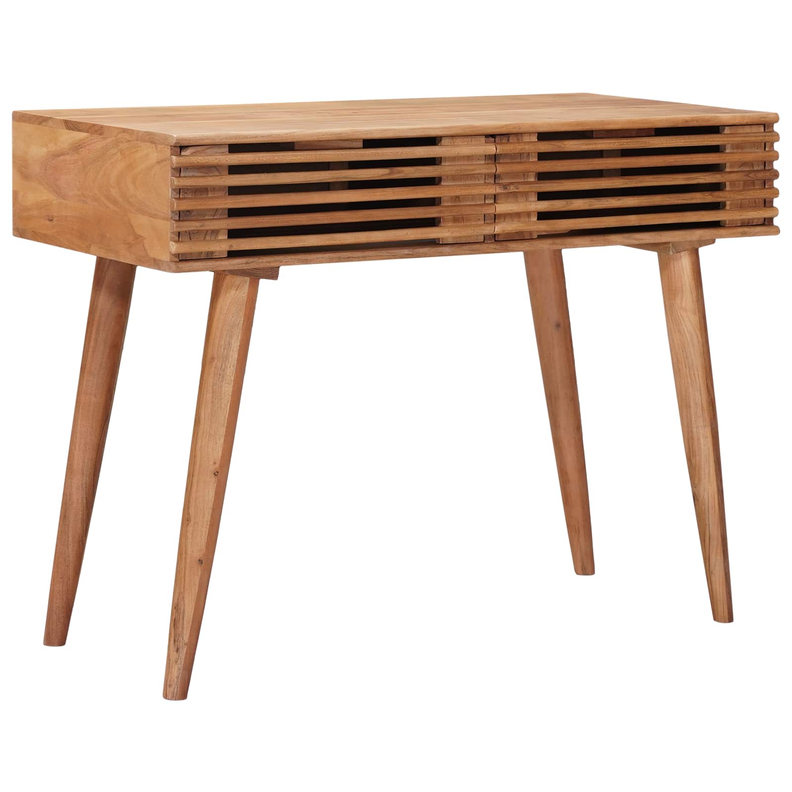 Stalas su stalčių su saugykla Natūrali 100 x 48 x 76 cm