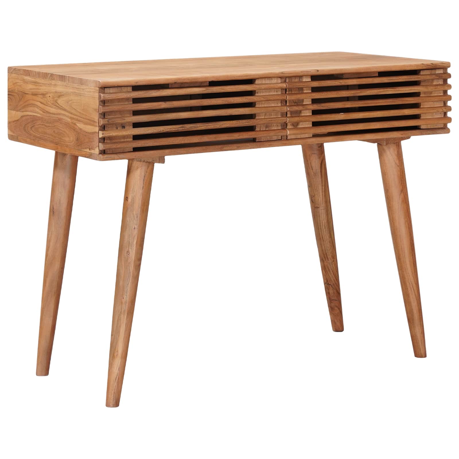 Stalas su stalčių su saugykla Natūrali 100 x 48 x 76 cm