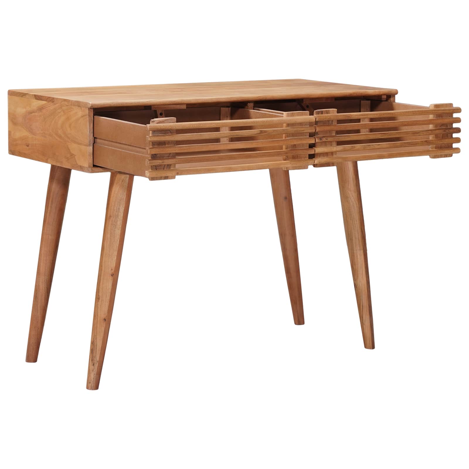 Stalas su stalčių su saugykla Natūrali 100 x 48 x 76 cm