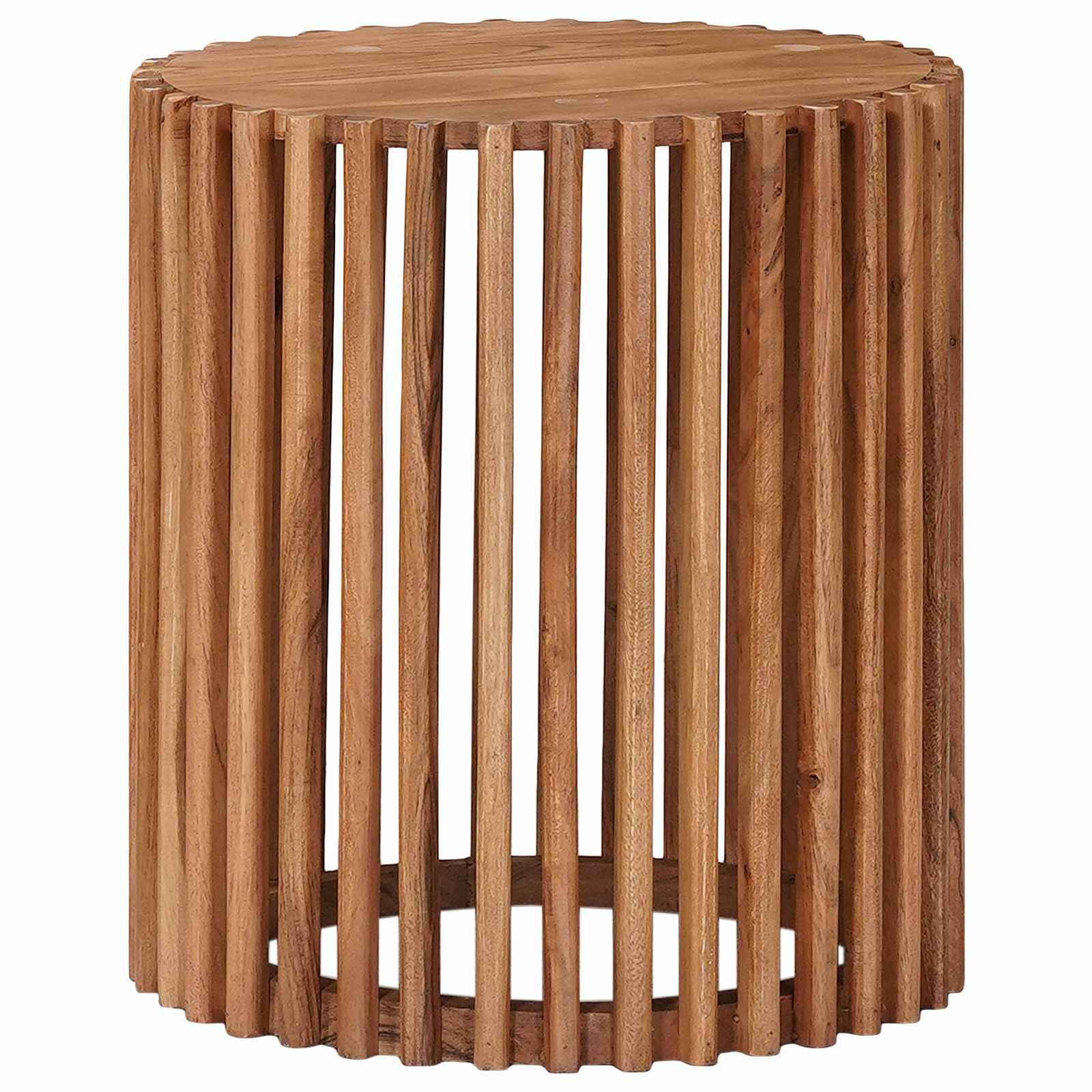 Side Tables Set with Storage Brown 40 x 40 x 45 cm