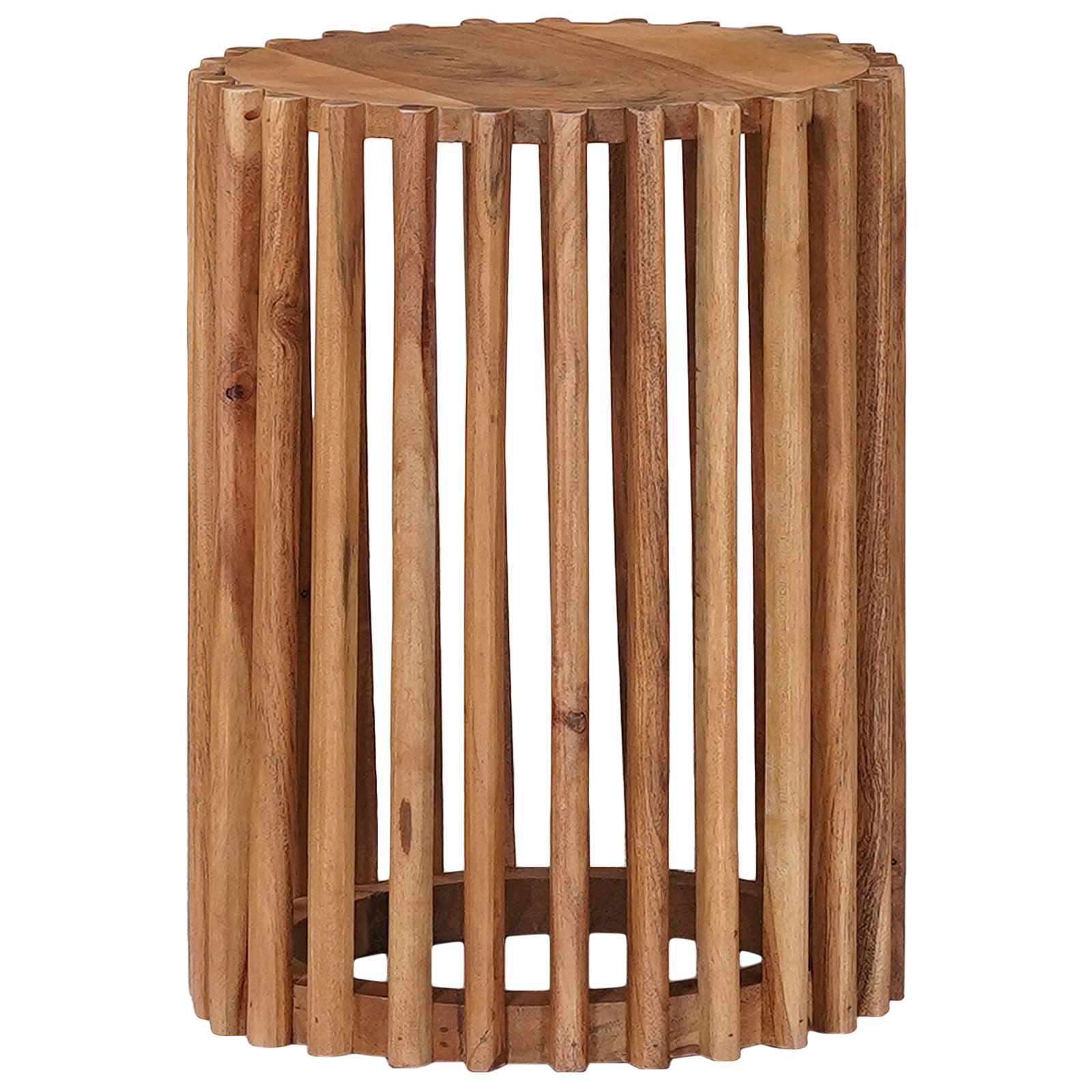 Side Tables Set with Storage Brown 40 x 40 x 45 cm