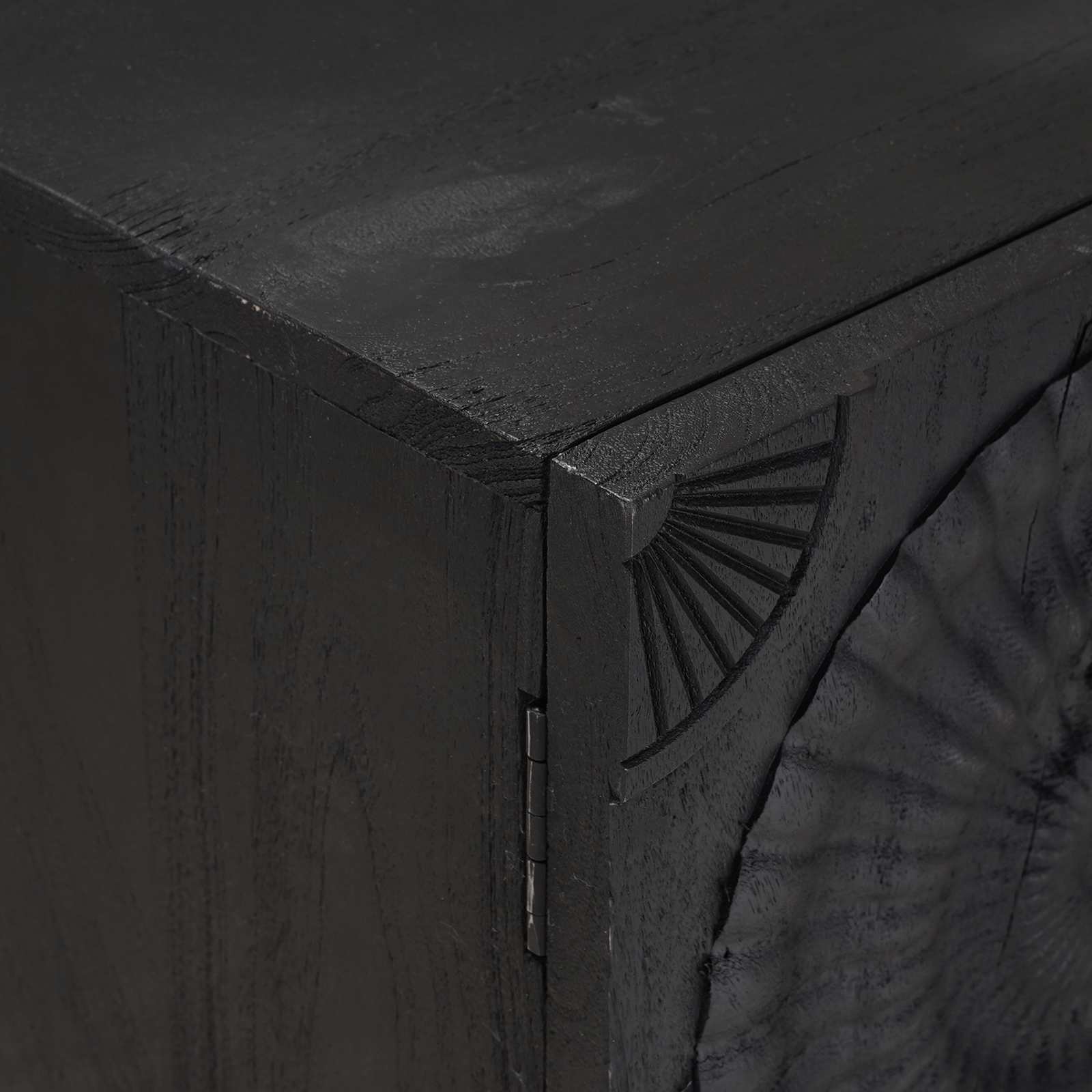 Televizoriaus spintelė su stalčių Juodas 105 x 30 x 54 cm