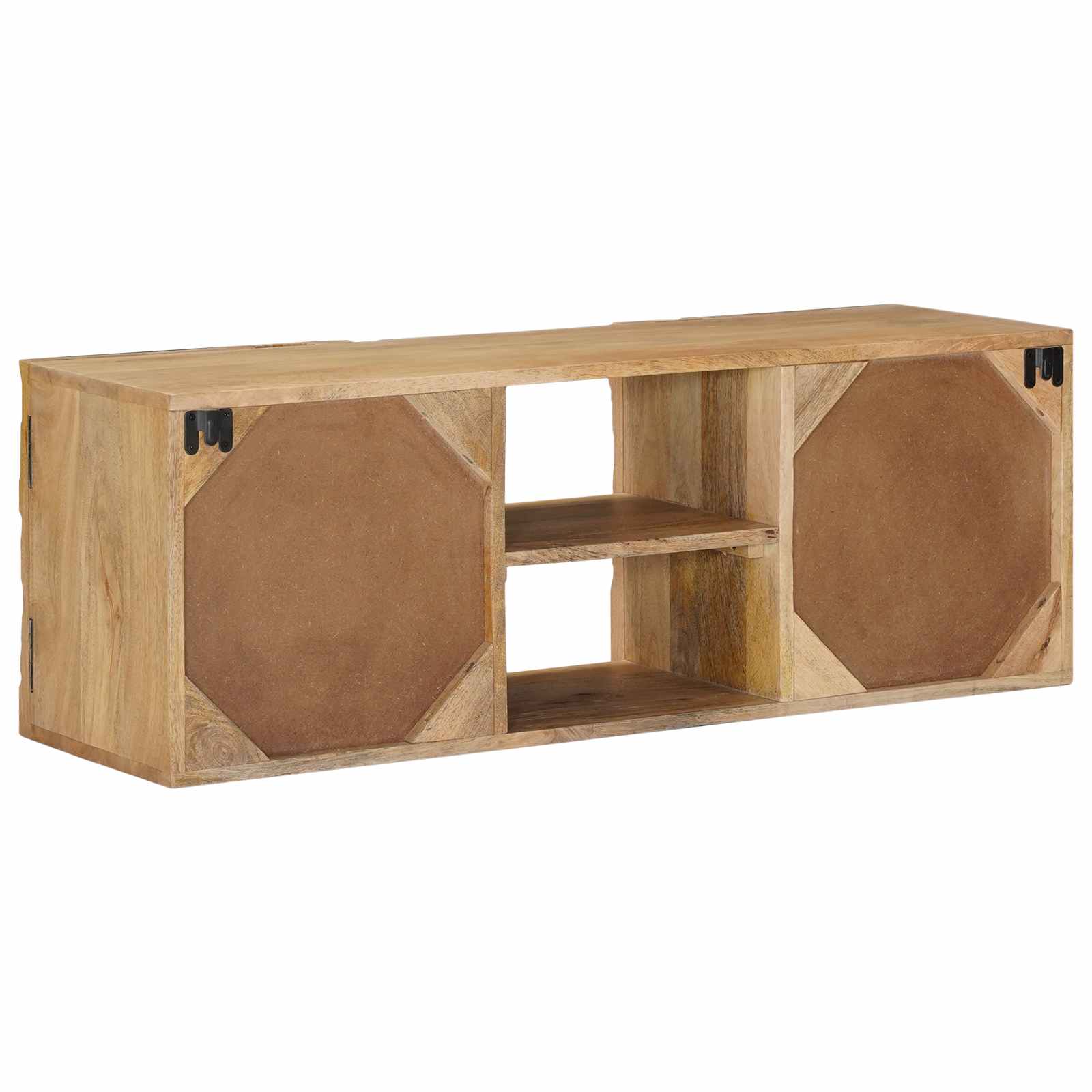 Sieninis televizoriaus stovas su lentyna 100 x 30 x 35 cm