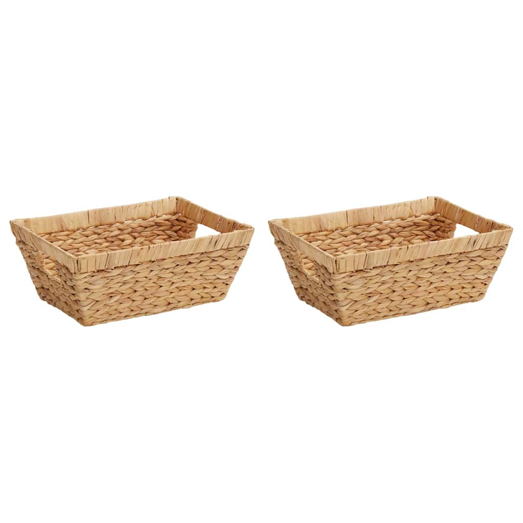 Laikymo krepšiai 2 pcs Natūrali 38 x 28 x 15 cm