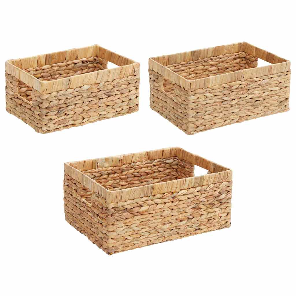 Laikymo krepšiai 3 pcs Natūrali Vandens hiacintas