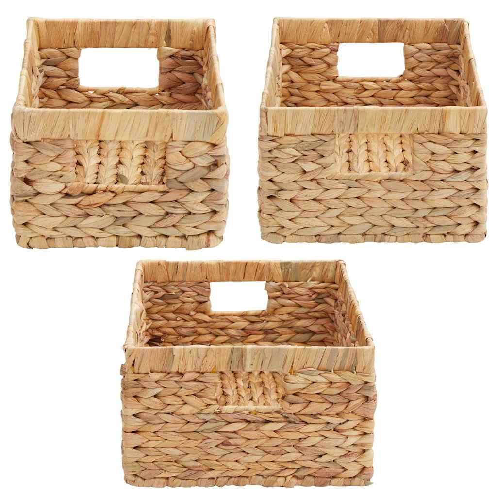 Laikymo krepšiai 3 pcs Natūrali Vandens hiacintas