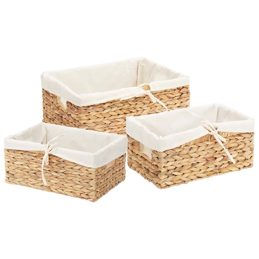 Laikymo krepšiai 3 pcs Natūrali Vandens hiacintas