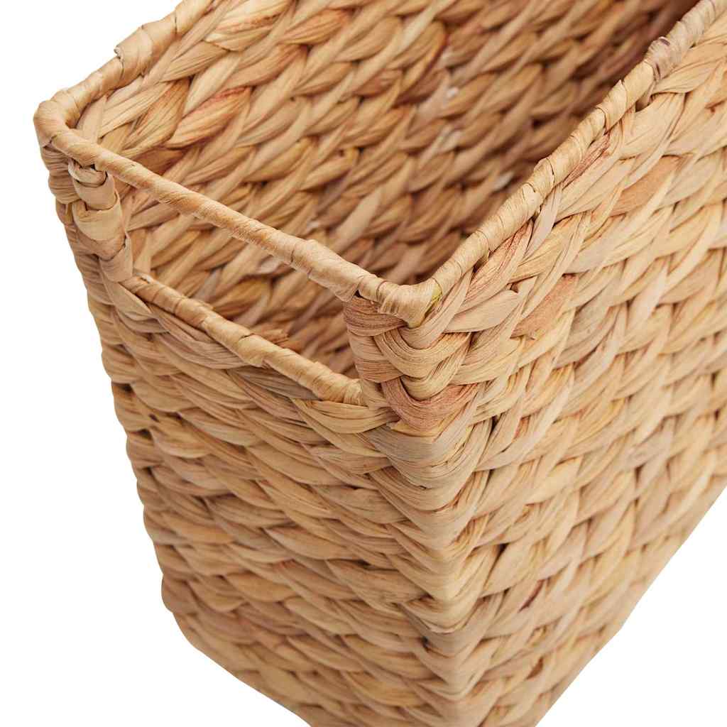 Magazine Baskets with Storage 2 pcs Natural 39 x 14 x 25 cm