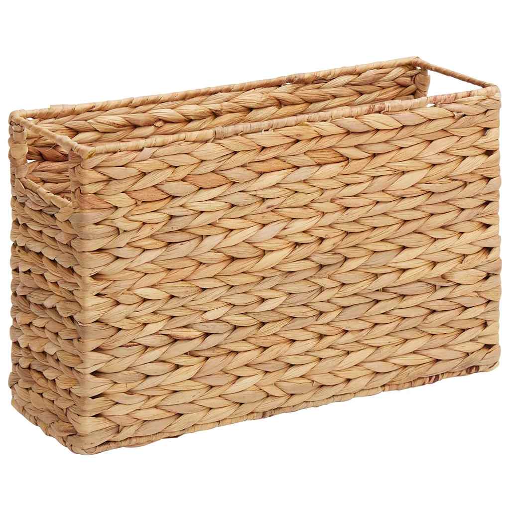 Magazine Baskets with Storage 2 pcs Natural 39 x 14 x 25 cm