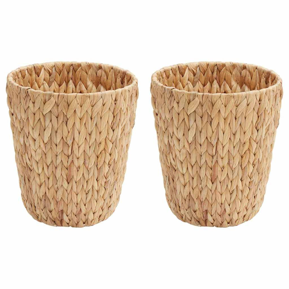 Waste Paper Bins 2 pcs Natural Ø 25 x 28.5 cm