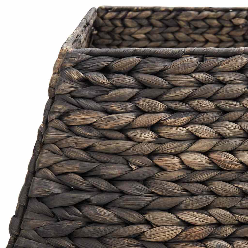Christmas Tree Skirt Black 50 x 50 x 25 cm Water Hyacinth