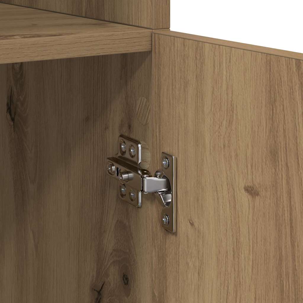 Highboard Craftsman oak 80 x 42.5 x 185 cm