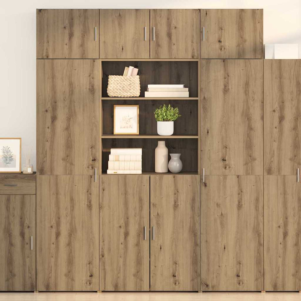 Highboard Craftsman oak 80 x 42.5 x 185 cm