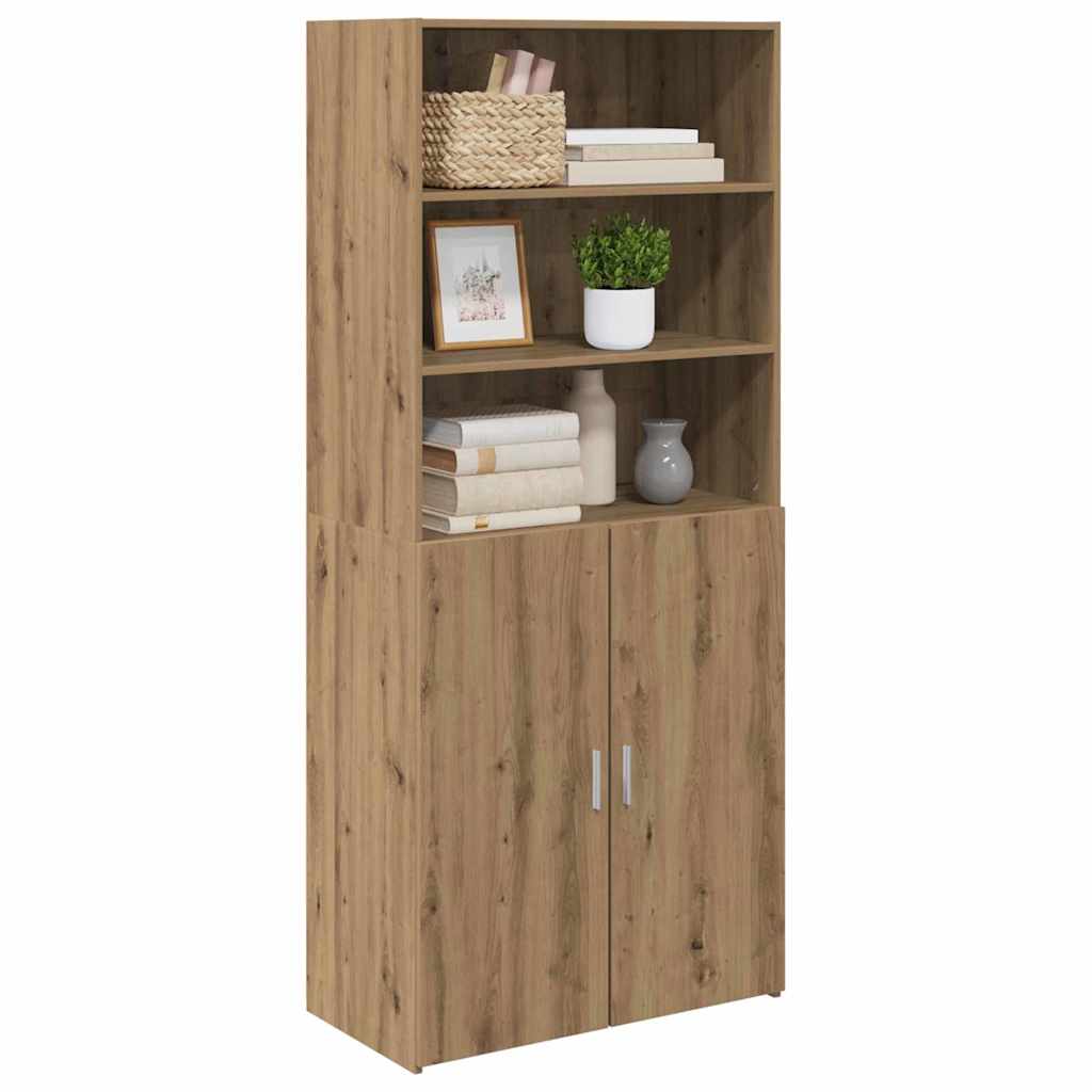 Highboard Craftsman oak 80 x 42.5 x 185 cm