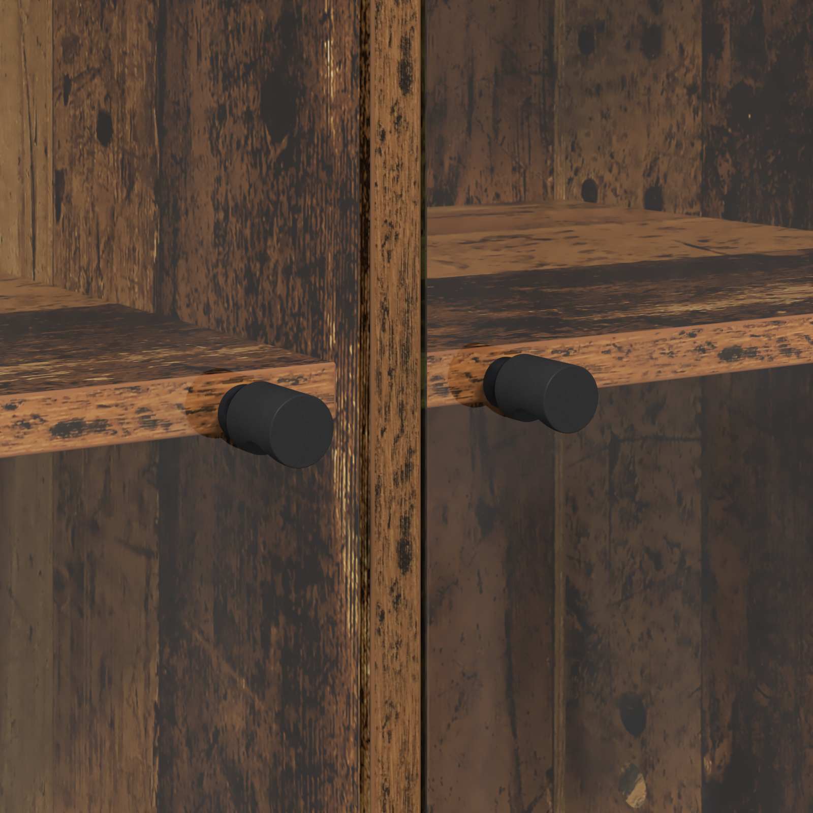 Aukštas spintelė 2 pcs Senovinis medis 68 x 37 x 142 cm