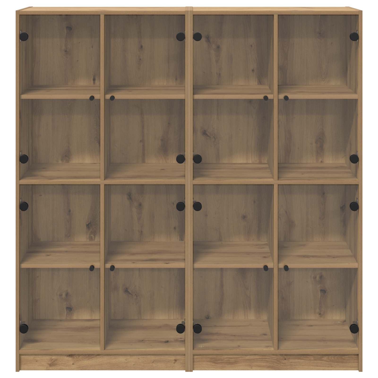 Aukštas spintelė 2 pcs Amatininkų ąžuolas 68 x 37 x 142 cm
