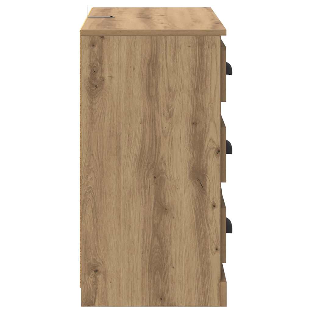 Šoninės lentynos 2 pcs Amatininkų ąžuolas 70 x 35,5 x 67,5 cm
