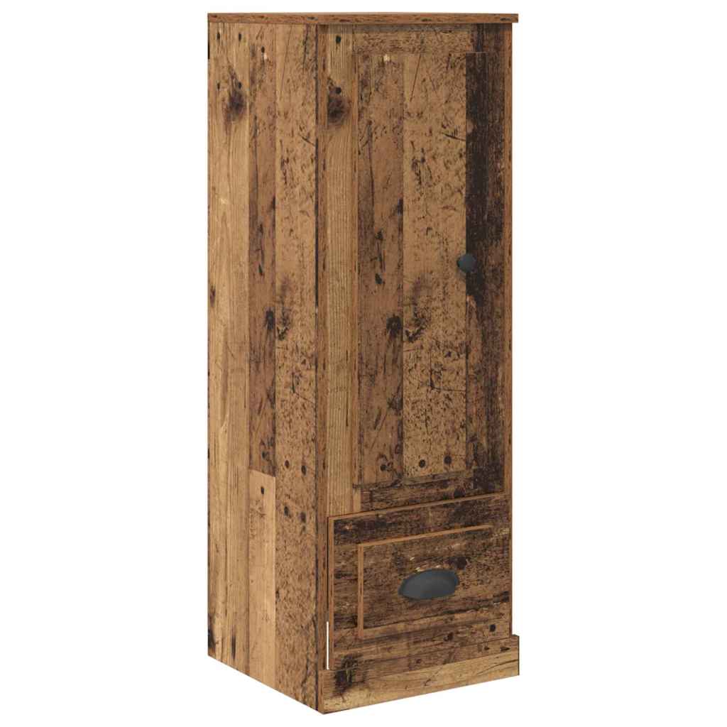 Tall cabinet 3 pcs Antique wood Solid wood