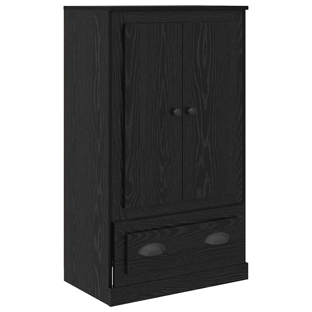 Dresser with 3 drawers Black oak Engineered wood