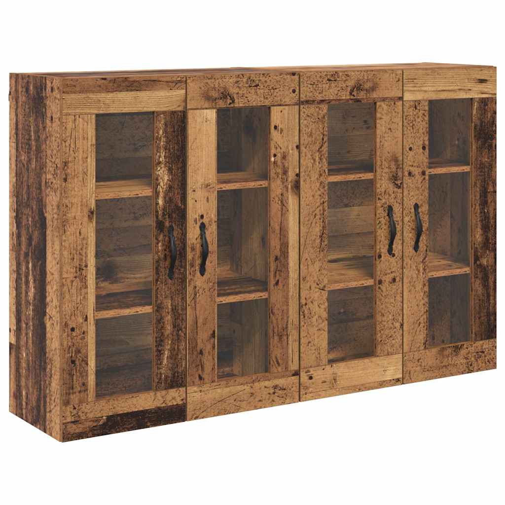 Sieniniai spintelės 2 pcs Senovinis medis 69,5 x 34 x 90 cm