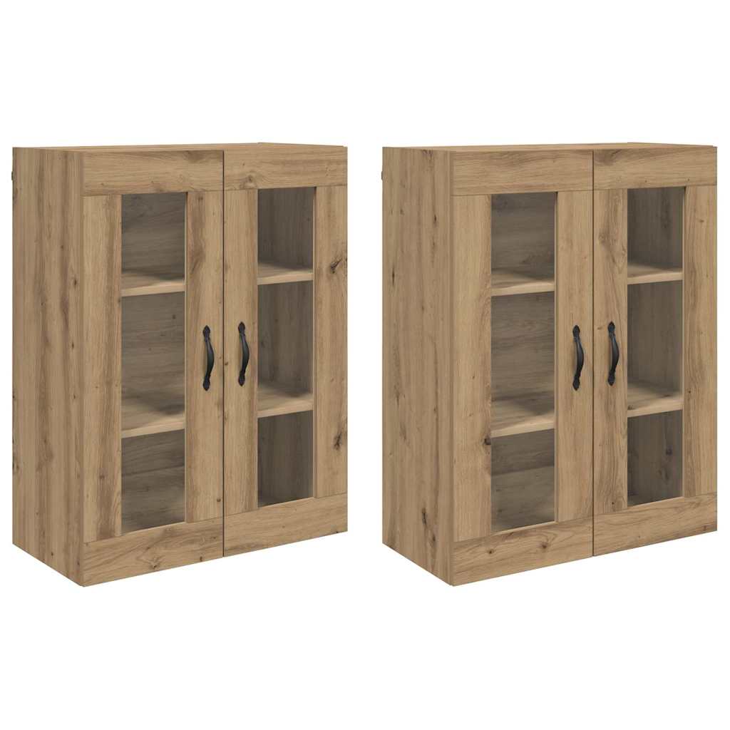 Sieniniai baldai 2 vnt. Amatininkų ąžuolas 69,5 x 34 x 90 cm