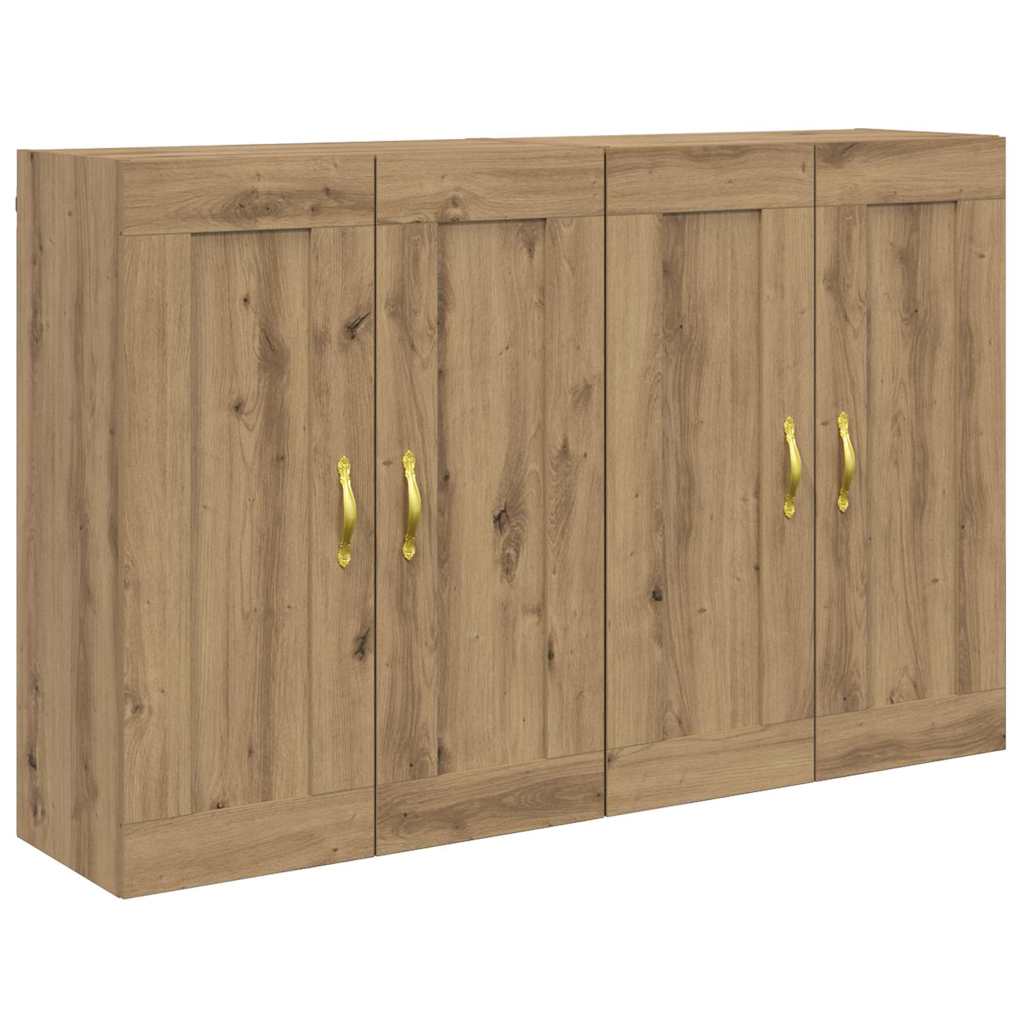 Prikabinama spinta 2 pcs Amatininkų ąžuolas 69,5 x 34 x 90 cm