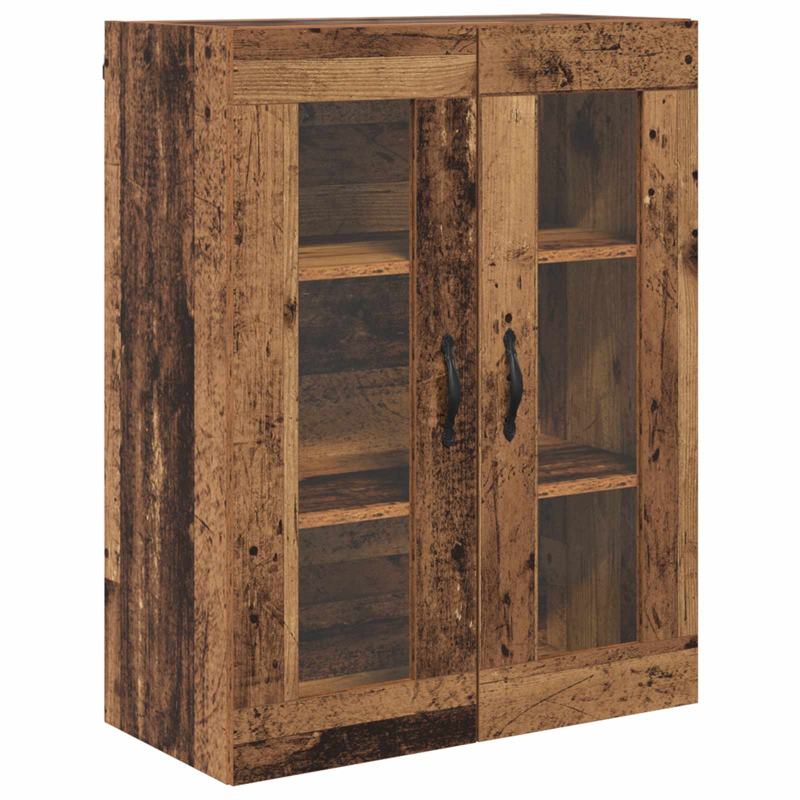 High cabinet Antique wood 69.5 x 34 x 180 cm