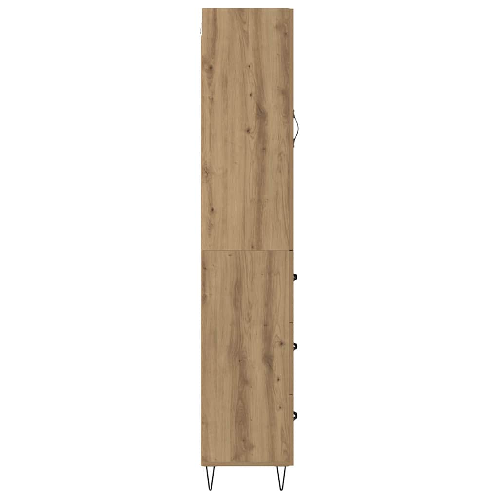 Aukštas spintelė Amatininkų ąžuolas 69,5 x 34 x 180 cm