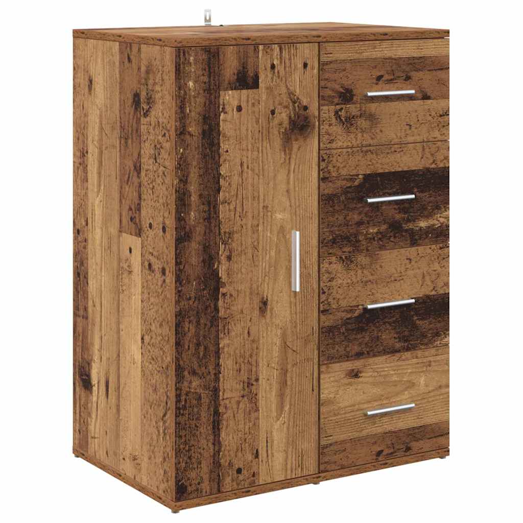 Šoninės lentynos Corona 2 pcs Senovinis medis 59 x 39 x 80 cm