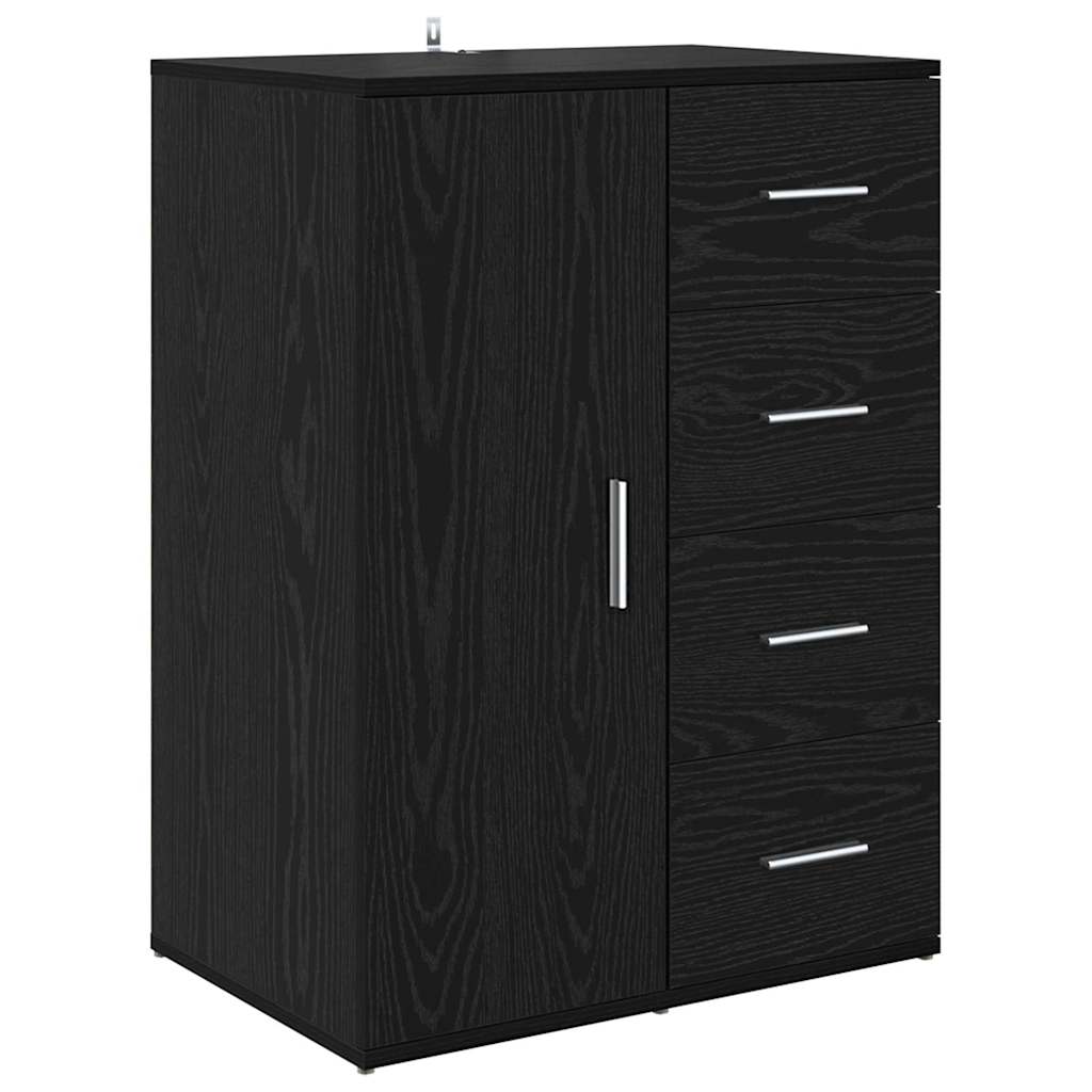 Šoninės lentynos Corona 2 pcs Juodas ąžuolas 59 x 39 x 80 cm