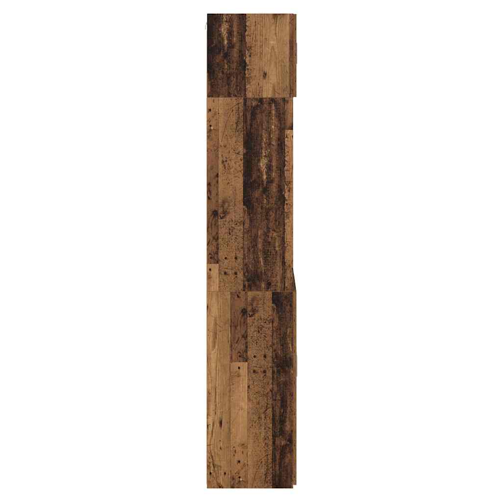 Storage Cabinet Antique Wood 80 x 42.5 x 225 cm