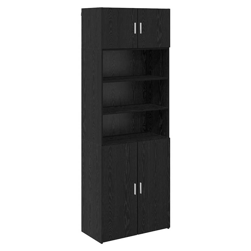 Storage cabinet Black oak 80 x 42.5 x 225 cm