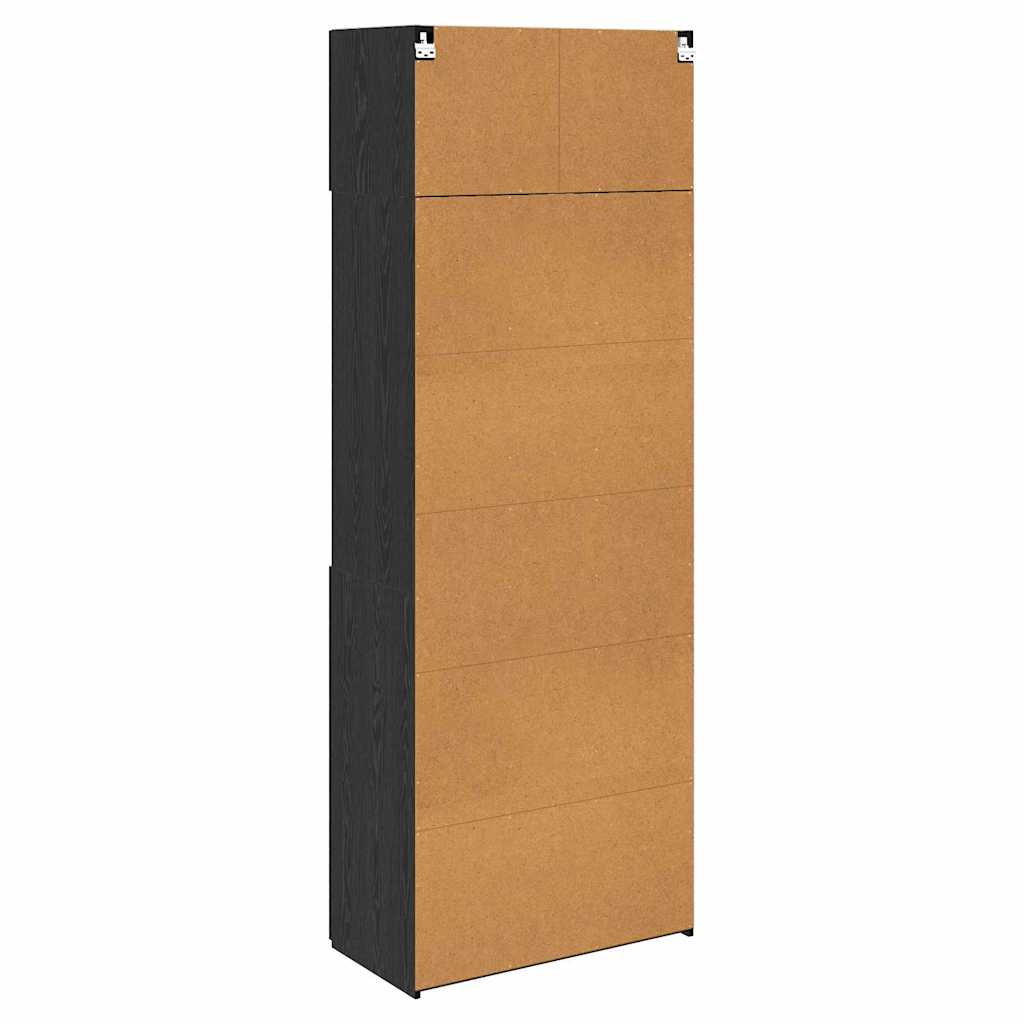 Storage cabinet Black oak 80 x 42.5 x 225 cm