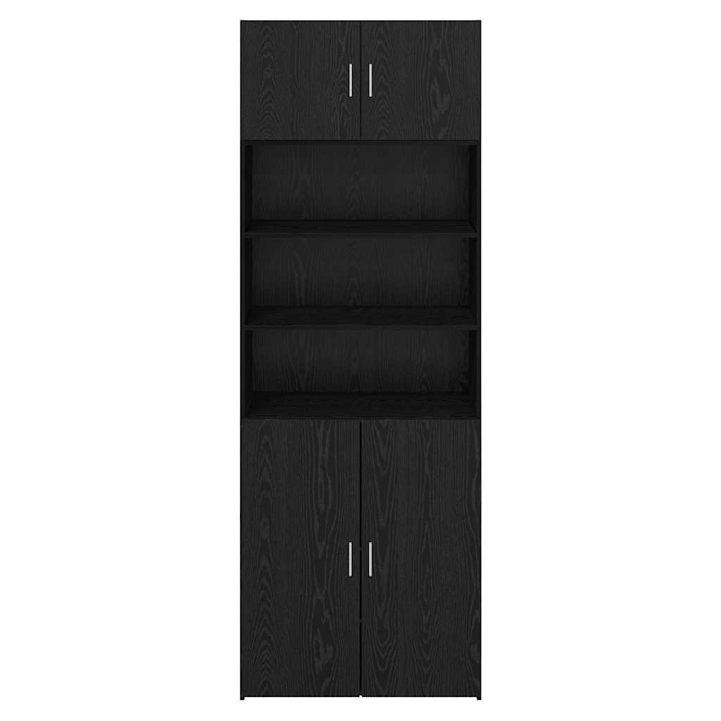 Storage cabinet Black oak 80 x 42.5 x 225 cm