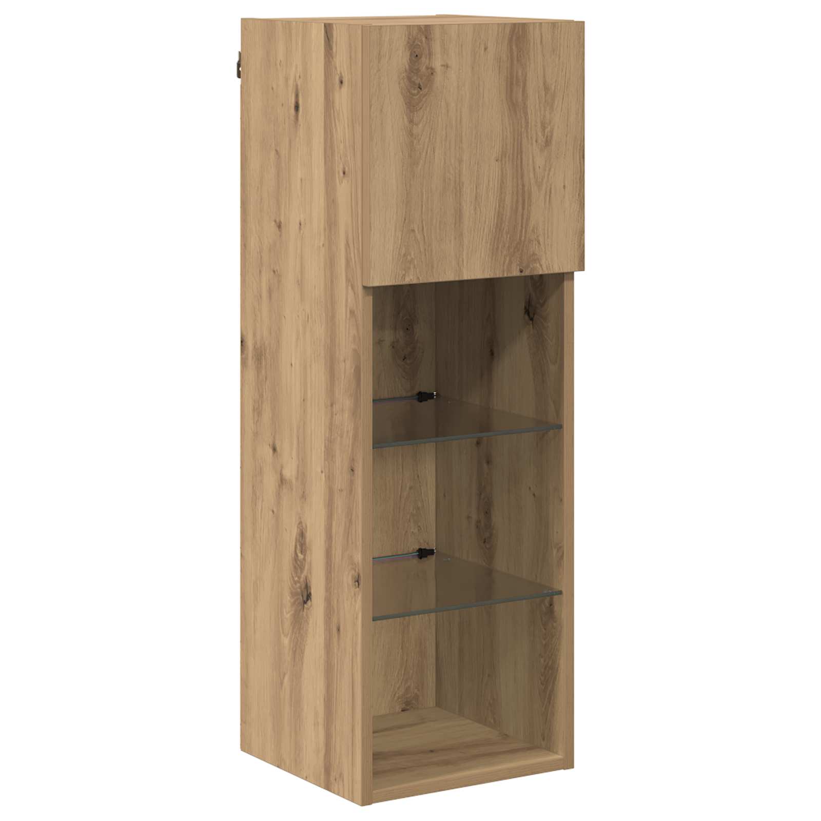 TV sieniniai spintelės 4 pcs Juodas ąžuolas 40 x 30 x 30 cm
