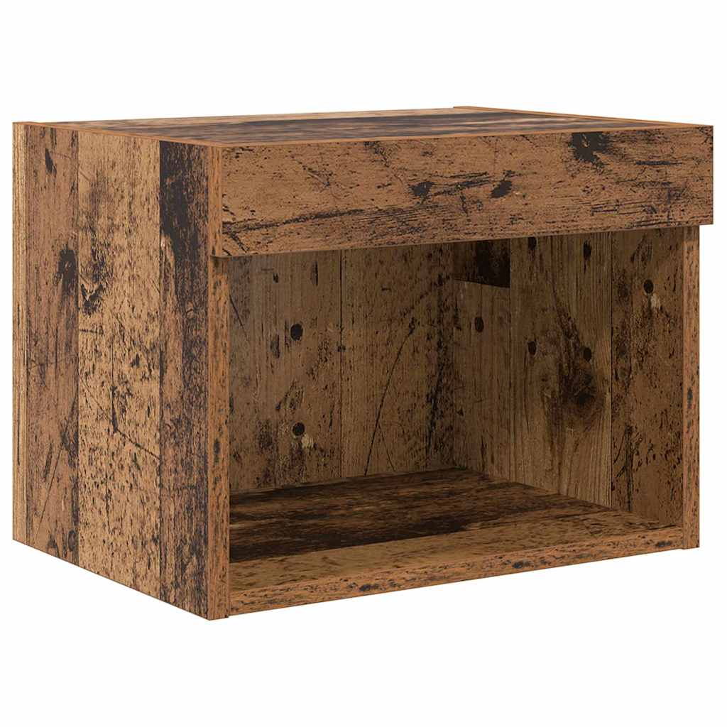 TV Wall Units 5 pcs Black Oak 60 x 30 x 30 cm
