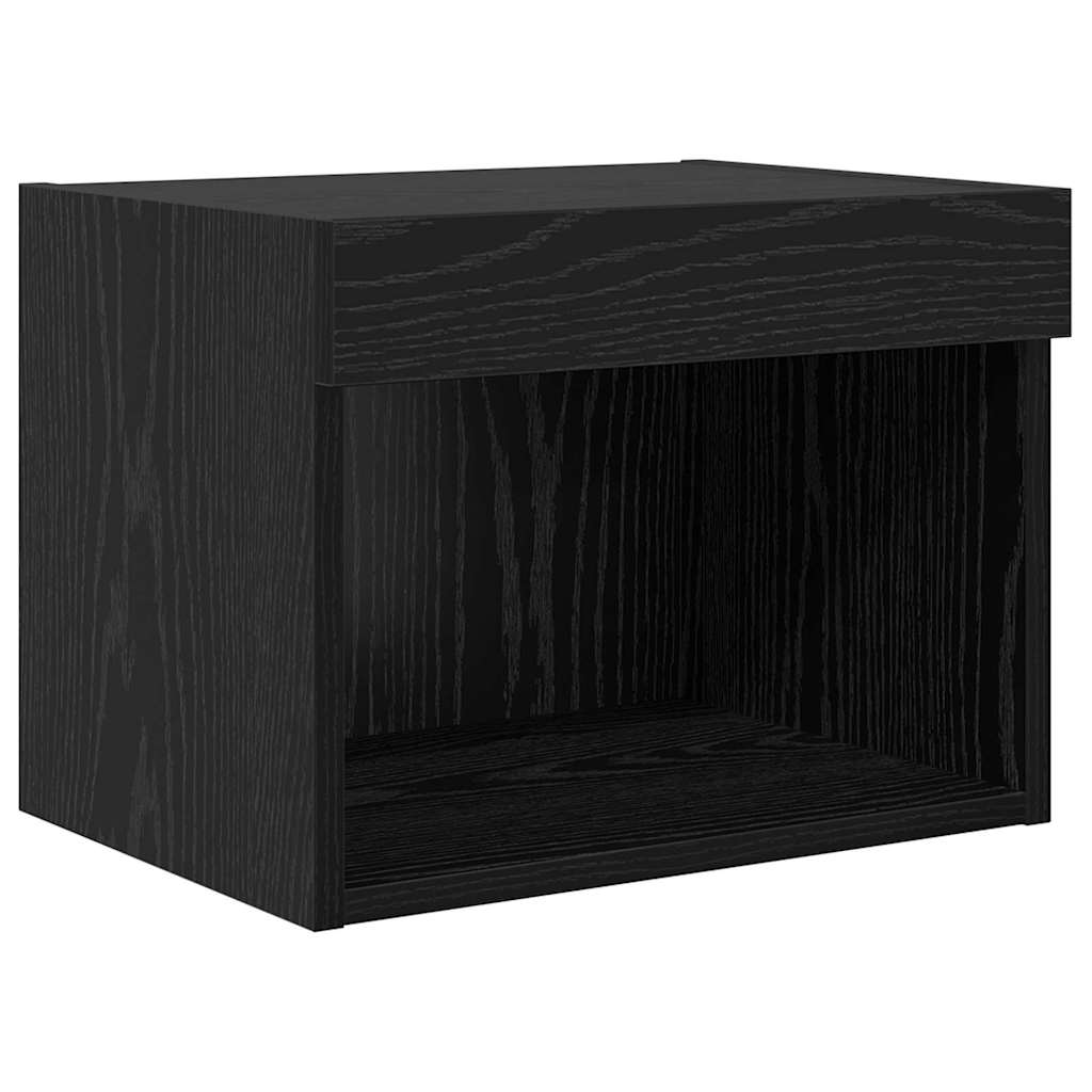 TV Wall Units 5 pcs Black Oak 60 x 30 x 30 cm