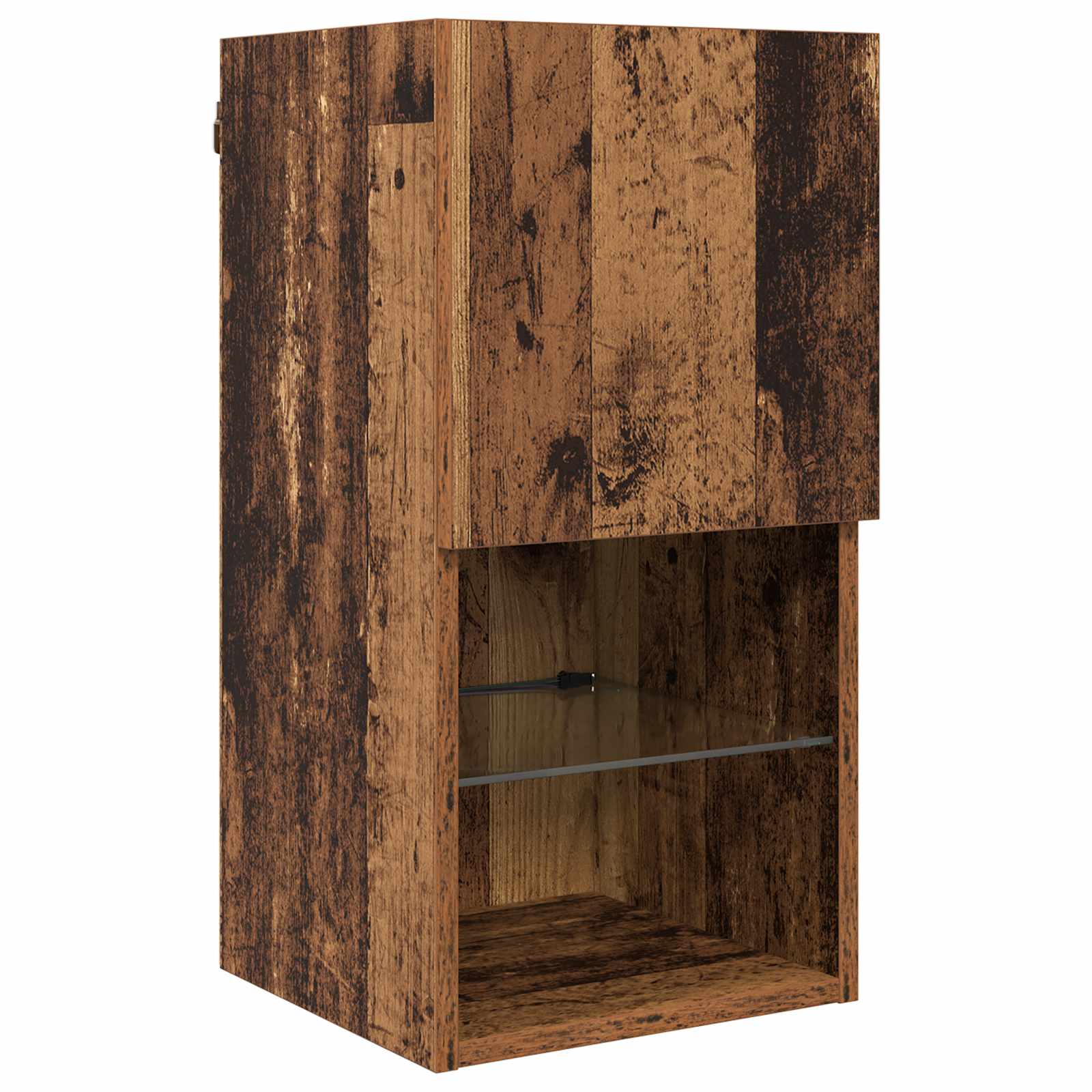 TV wall unit 6 pcs Antique wood
