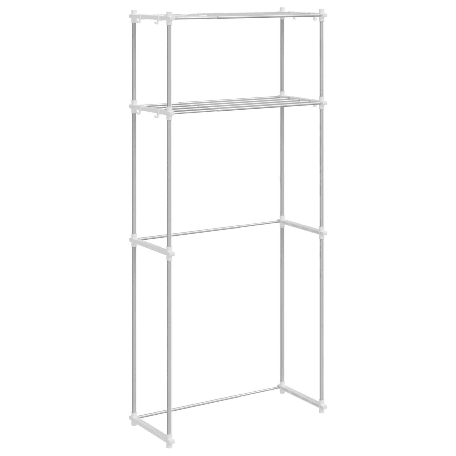 Skalbimo mašinos laikiklis Balta 70 x 27 x 136 cm Aliuminis