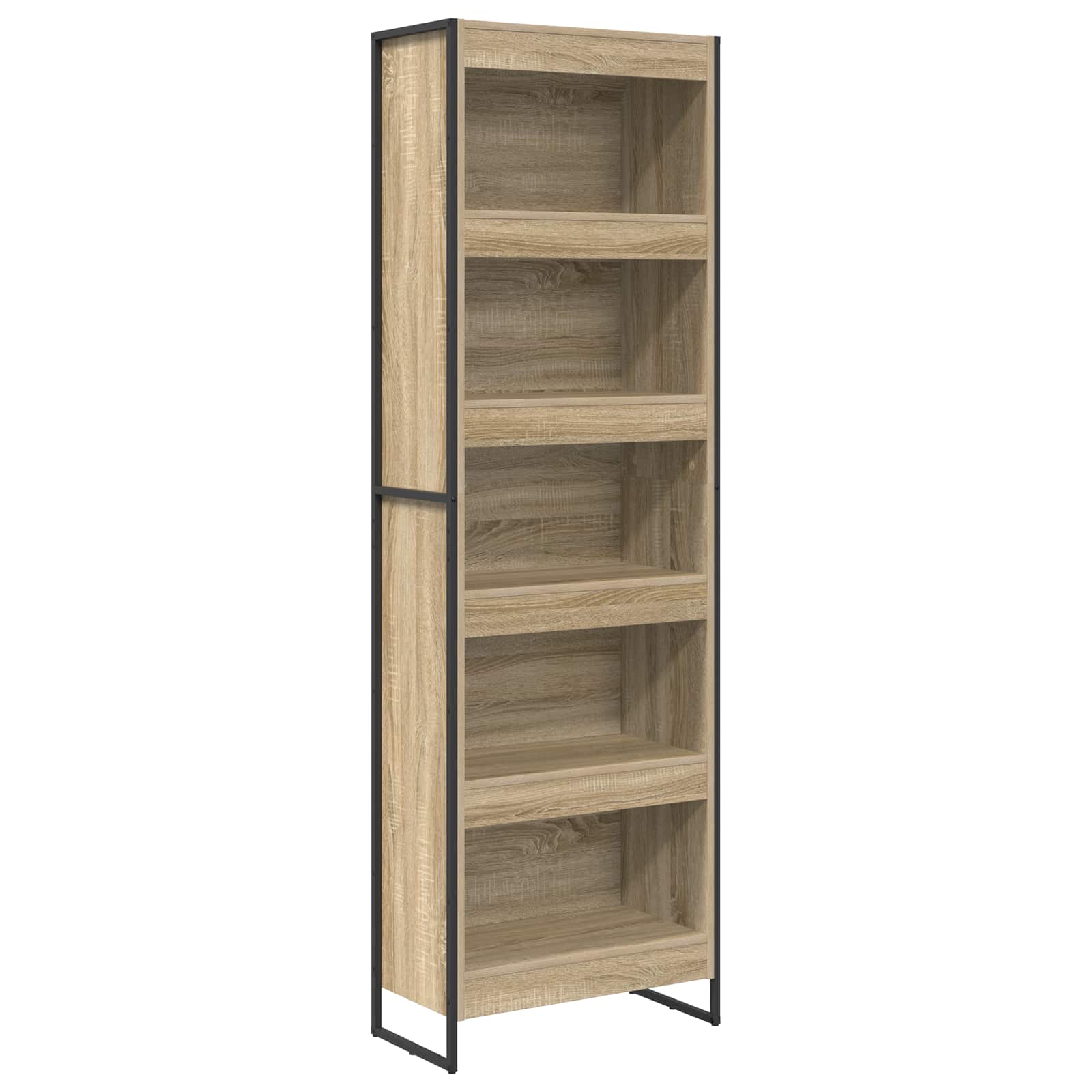 Knygų spinta 2 pcs Sonoma 80 x 30 x 155 cm Apdirbta mediena